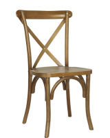 Crossback Chair - Natural Wood