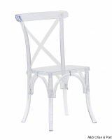 Crossback Chair - Clear
